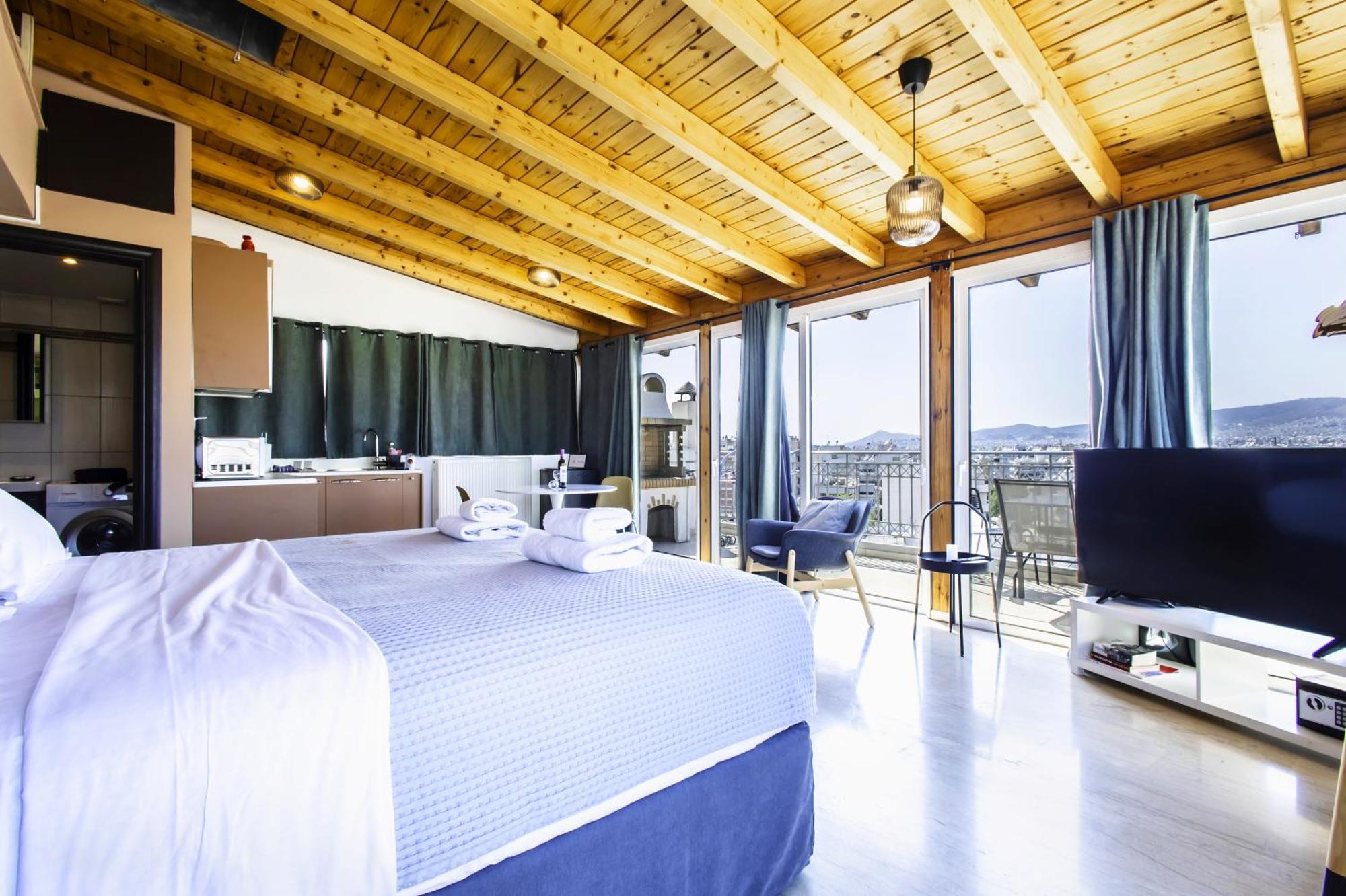 Lis153 By Smart Cozy Suites - Top Floors With Amazing City View - Available 24Hr Atene Esterno foto